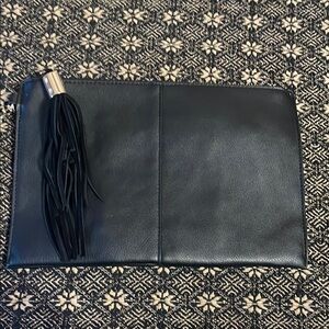 Black Clutch with Tassel